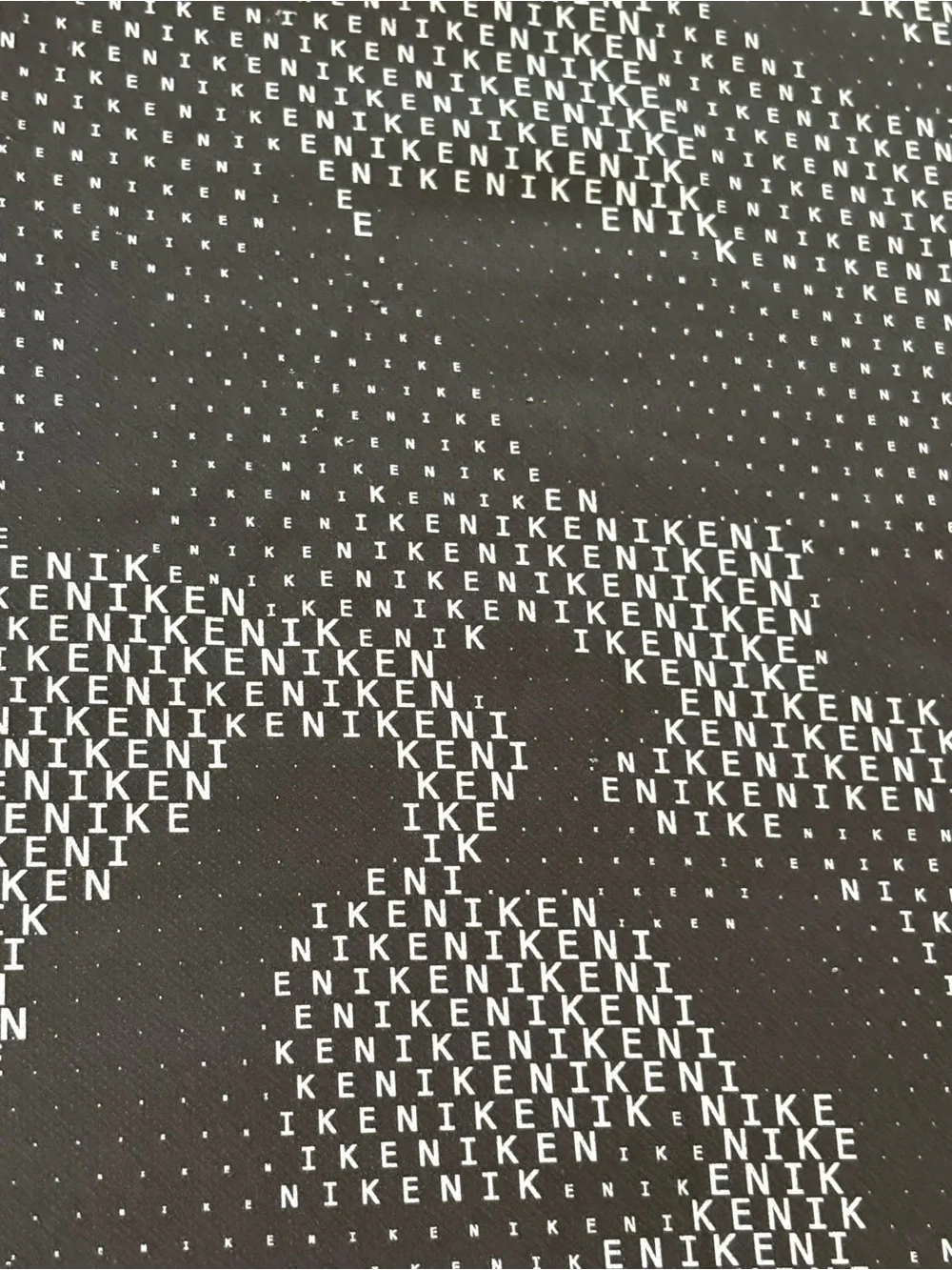 Boys Nike Black & White Logo Pattern Dri-FIT Tee